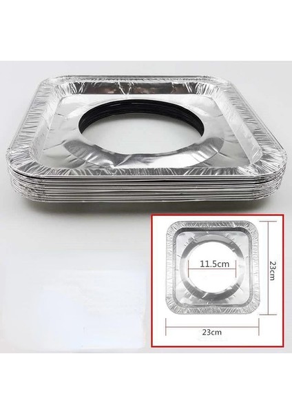 Ocak Arkası ve Yanı Koruyucu Alüminyum Koruyucu Panel Pişirme Tava Yağ Sıçrama Önleyici ve 10 Adet Kare Alüminyum Ocak Kapağı Koruyucu Sıçrama Dökülme Önleyici Set modelleri