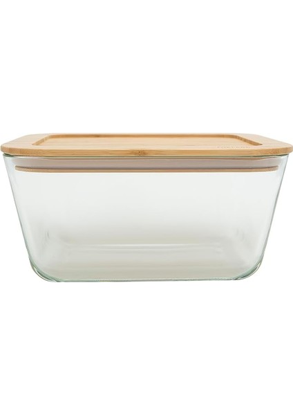 Bamboo Dikdörtgen Saklama Kabı 3050 Cc, Tekli