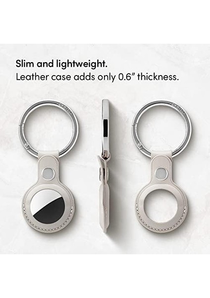 Ciel By Cyrıll Airtag Kılıf Basic Leather Stone - AMP02093 modelleri