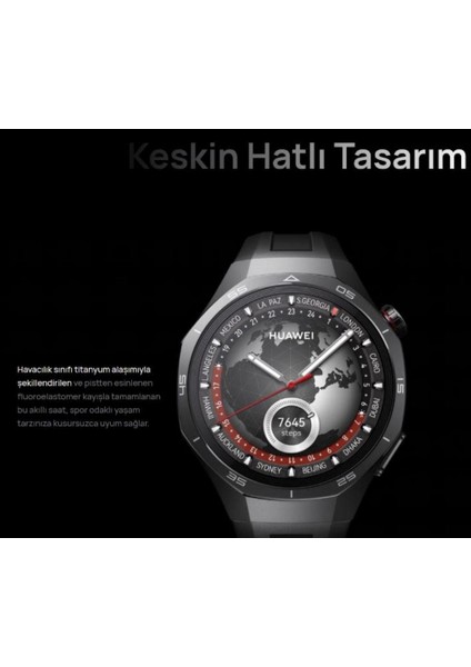 Watch Gt5 Pro 46 mm Akıllı Saat Titanyum+Huawei Band 10 Hediye indirimleri