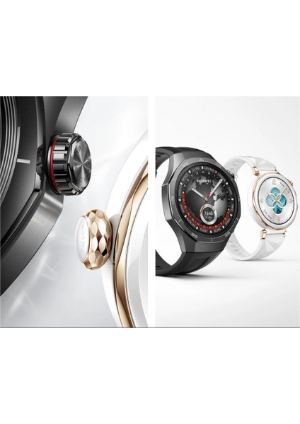 Watch Gt5 Pro 46 mm Akıllı Saat Titanyum+Huawei Band 10 Hediye