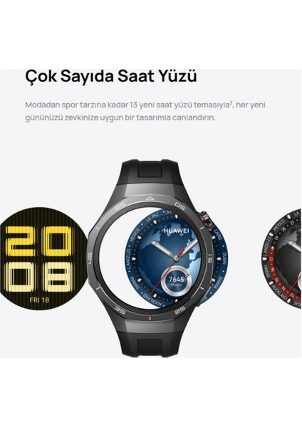 Watch Gt5 Pro 46 mm Akıllı Saat Titanyum+Huawei Band 10 Hediye