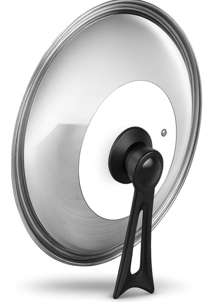 Dikey Tencere Kapağı Kolu - Isıya Dayanıklı, Ergonomik Tasarım, Tencere Kapakları Için Tutacak, Siyah Renk - Mutfak Aksesuarı, Pratik Yardımcı El Aleti