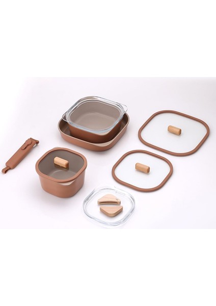 Fika Comfort Terracota Tencere ve Tava Seti