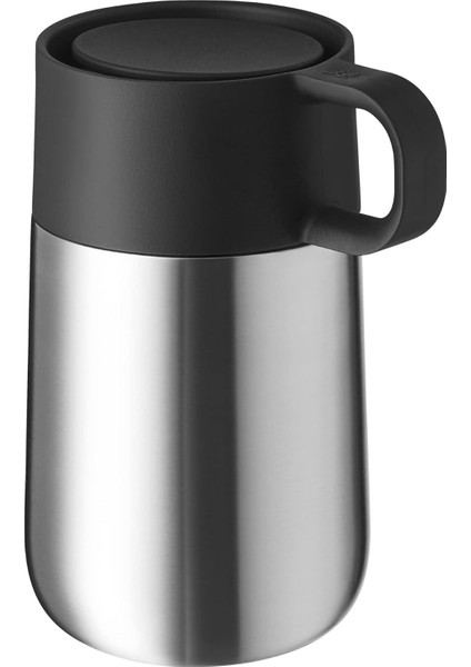 Çelik Gümüş Kişisel Kısa Termos 300 ml
