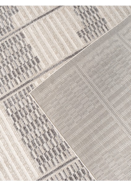 Minimalist Geometrik Desenli Makine Halısı – Krem & Mavi | Salon, Mutfak, Yolluk, Yatak Odası, Oturma Odası – Nmd-01 Nmd-01 fırsatları