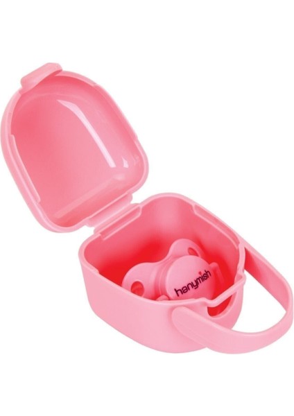 Pembe Yenidoğan Bebek Cam Biberon ve Emzik Seti, 5'li Hediye Paketli