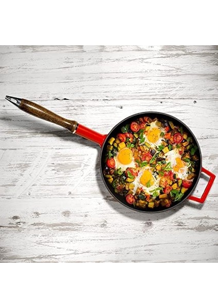 Metal Döküm Kızartma Tavası, 28 Cm, Mavi fiyatları