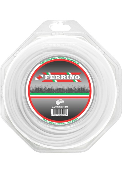 6 Köşe Beyaz 3.30 mm Motorlu Tırpan Misinası (4 Adet)