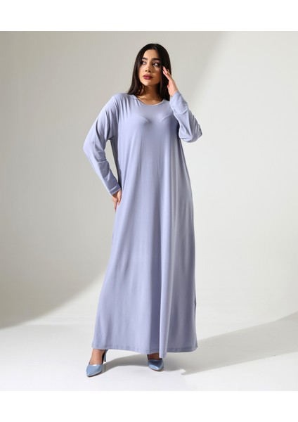 Büyük Beden Esnek Uzun Elbise