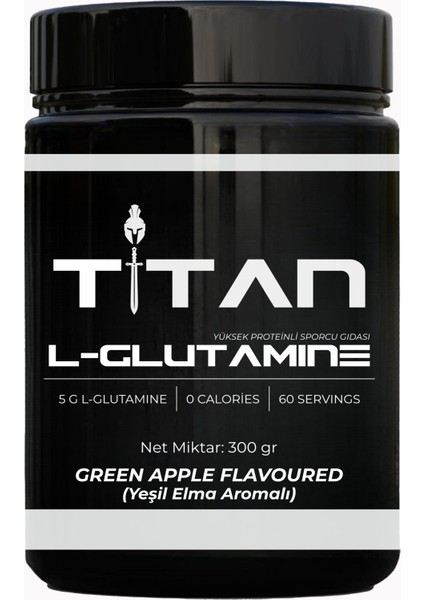Titan Premium Glutamine 300 Gr-Yeşilelma-Aroma