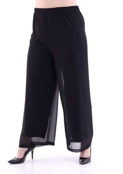 Şifon Içi Astarlı Beli Lastikli Pantolon fiyatları