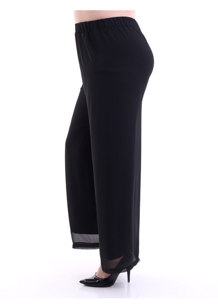 Şifon Içi Astarlı Beli Lastikli Pantolon indirimleri