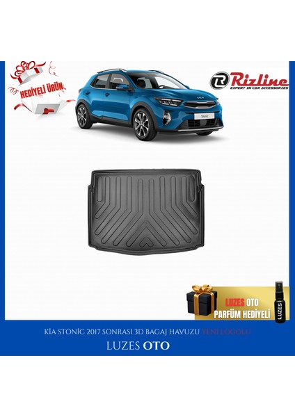 Kia Stonic 3D Bagaj Havuzu Yeni Logolu 2022