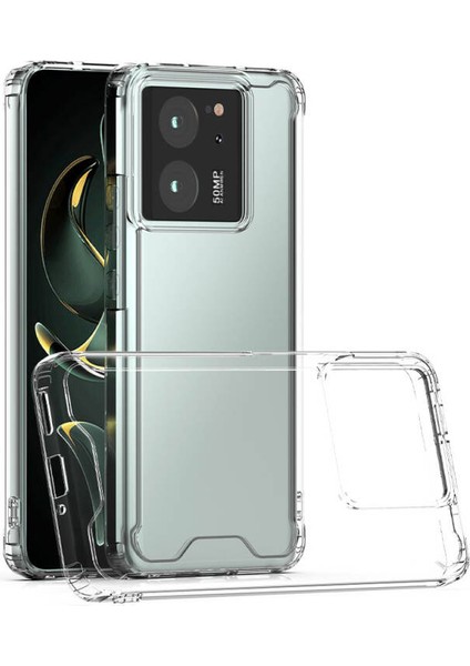 Xiaomi Mi 13T Pro Tam Koruma Şeffaf Sert Kılıf Rcv/coss