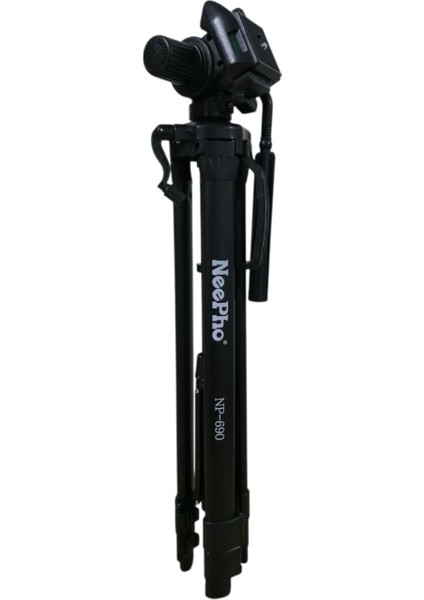 Neepho NTP-690 Kalın Bacaklı Alüminyum Tripod | 170 cm Yükseklik | Telefon ve Fotoğraf Makinesi Uyumlu | Taşıma Çantalı Profesyonel 3 Ayak fiyatları