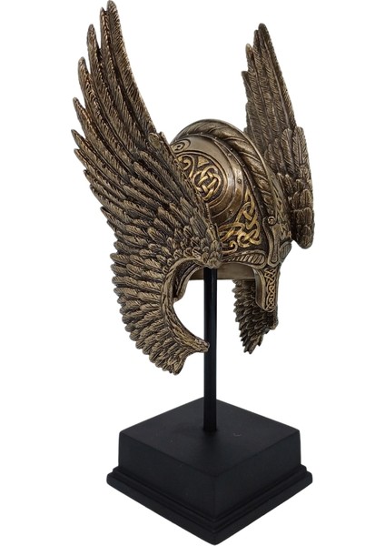 Iskandinav Mitolojisi Valkyrie Miğferi Biblo ve Ayaklı Sergileme Standı Dekoratif Obje fiyatları