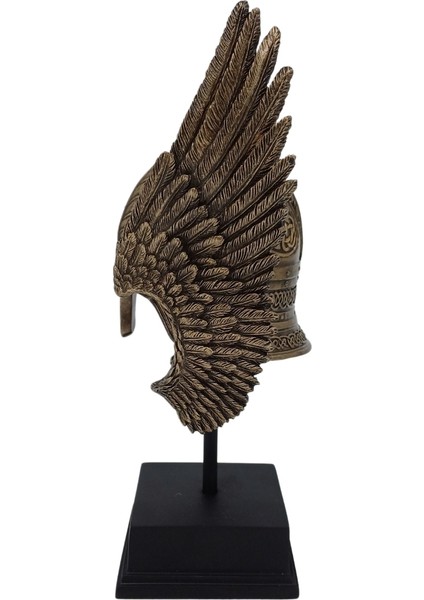 Iskandinav Mitolojisi Valkyrie Miğferi Biblo ve Ayaklı Sergileme Standı Dekoratif Obje fırsatları