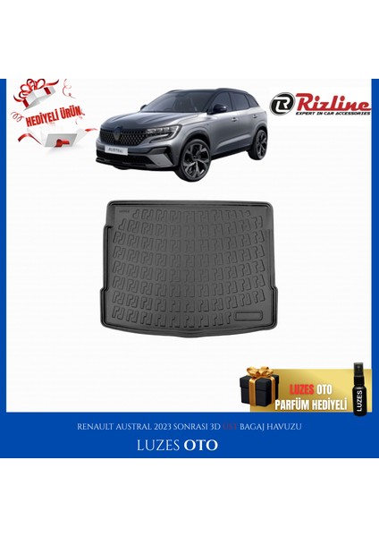 Renault Austral 3D Üst Bagaj Havuzu 2024