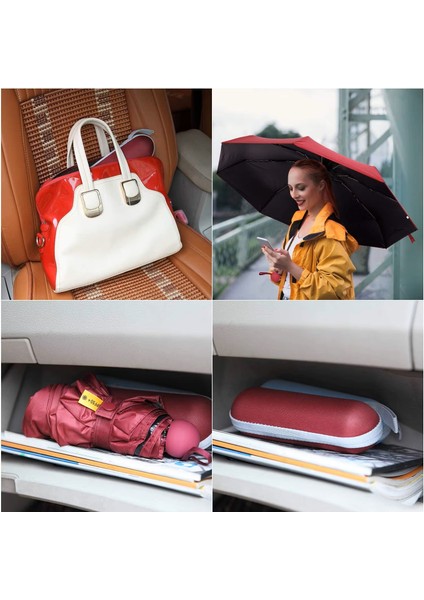 Mini Cep Boy Lüx Şemsiye Uv Korumalı Bordo Mini Şemsiye indirimleri