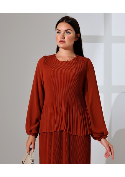 Etek Görünümlü Uzun Pili Elbise indirimleri