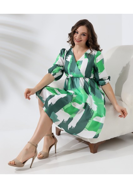 V Yaka Yarım Kol Kısa Elbise indirimleri