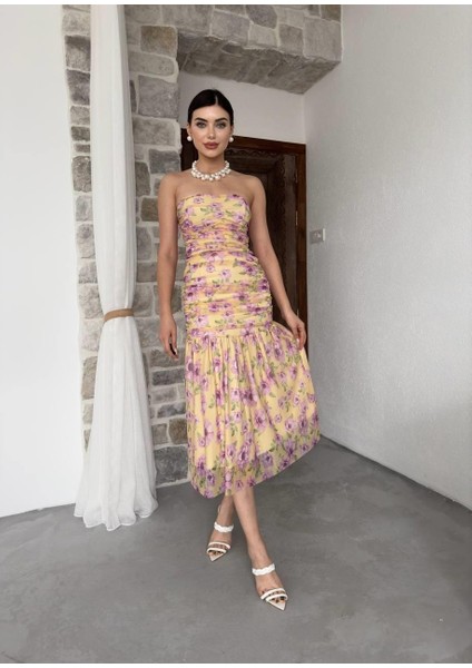 Talia Straplez Elbise modelleri