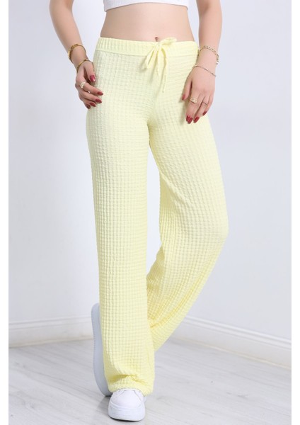 Baffle Salaş Pantolon Ilikli Bağcıklı Sarı fiyatları