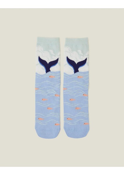 Lola Whale Sock Blue indirimleri