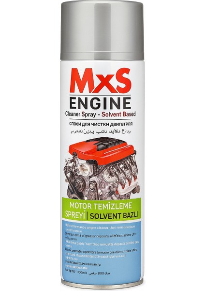 Motor Temizleme Spreyi - Solvent Bazlı