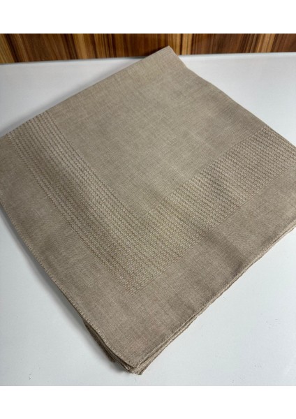 Büyük Boy Pano Pamuk Eşarp- 120 x 120 - 5656 - 10