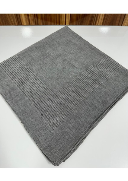 Büyük Boy Pano Pamuk Eşarp- 120 x 120 - 5656 02