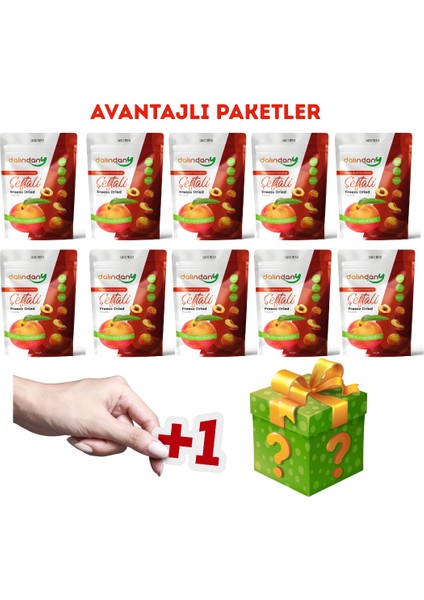 Freeze Dried Şeftali Dilimleri 10'lu Paket