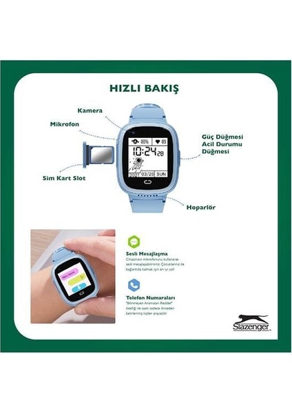 SL.09.2158.5.03 Sim Kartlı Akıllı Çocuk Saati – Pembe fırsatları