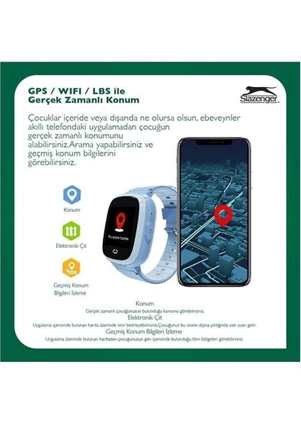 SL.09.2158.5.03 Sim Kartlı Akıllı Çocuk Saati – Pembe indirimleri