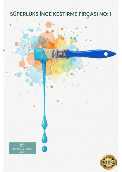 Lüks Ince Kestirme Fırçası No: 1 fiyatları