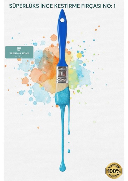 Lüks Ince Kestirme Fırçası No: 1 indirimleri