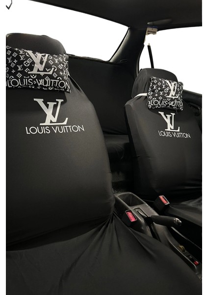 Lv 8 Parça Oto Koltuk Kılıf Seti Servis Kılıfı (Ön + Arka Set, 2 Boyun Yastığı, 2 Kemer Kılıfı) fırsatları