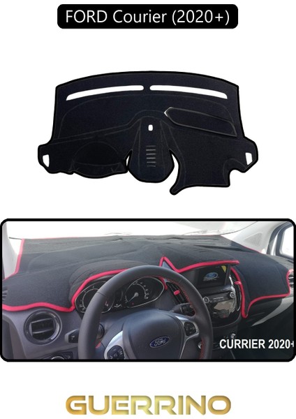 Ford Courier 2020 +Torpido Koruma Halısı Siyah Kenar