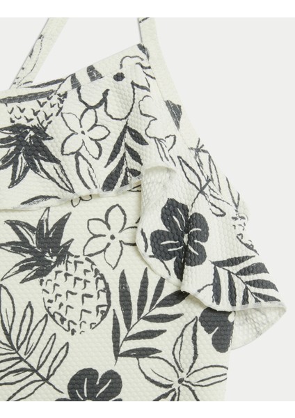 Çiçek Desenli Mayo (6-16 Yaş)