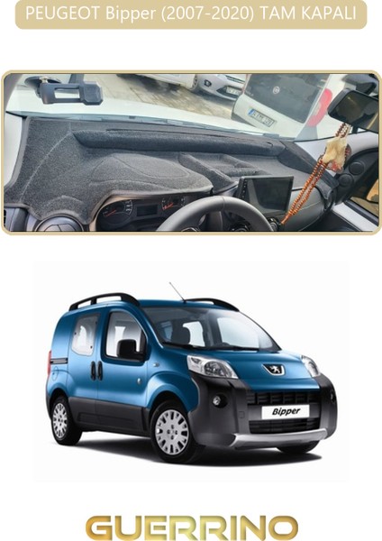Peugeot Bipper (2007-2020) Tam Kapalıtorpido Koruma Halısı Bej Kenar