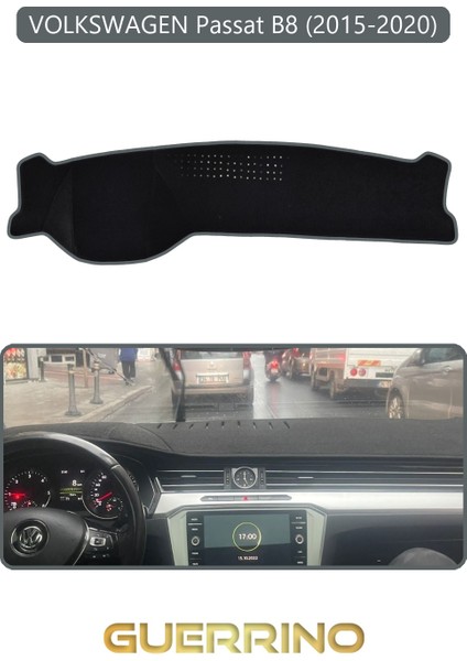 Volkswagen Passat B 8 (2015-2020)TORPİDO Koruma Halısı Gri Kenar