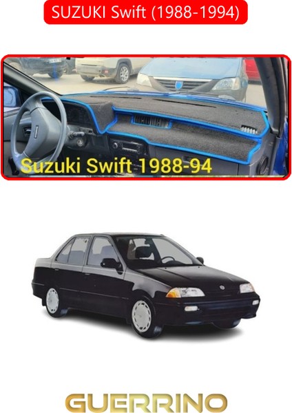 Suzukı Swift (1988-1994)TORPİDO Koruma Halısı Kırmızı Kenar