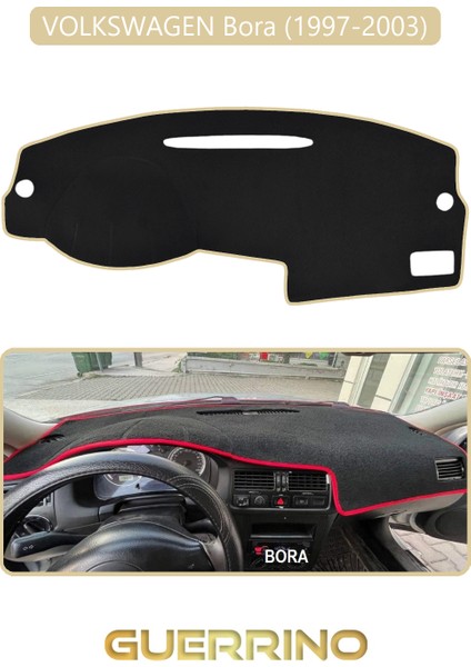 Volkswagen Bora (1997-2003) Torpido Koruma Halısı Bej Kenar