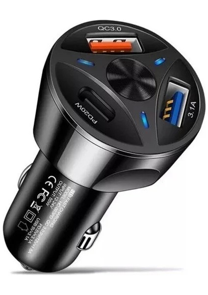 Oto Aksesuar Ikili Set Araba Telefon Tutacağı Hızlı Şarj Destekli Oto Çakmaklık Numaratör Özel modelleri