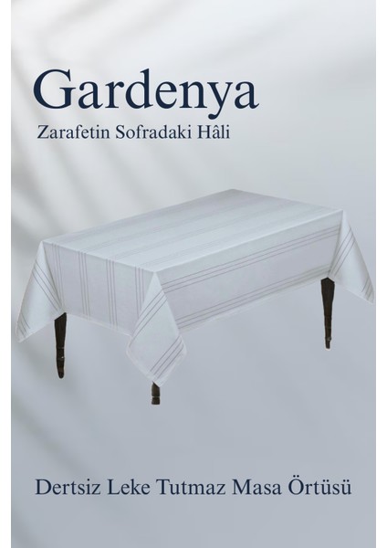 Dertsiz Masa Örtüsü Leke Tutmaz