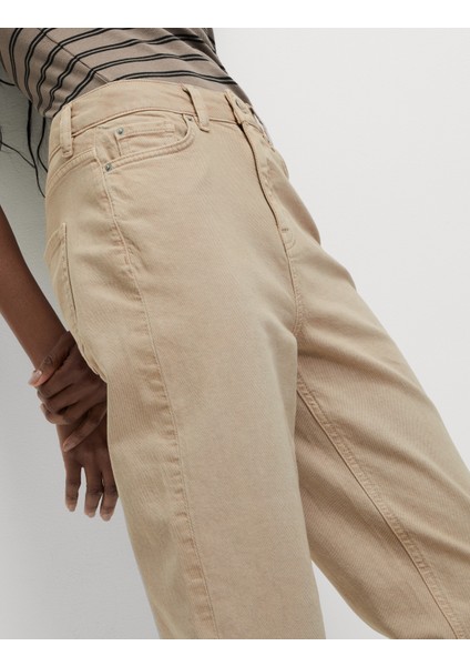 Yüksek Bel Mom Jean Pantolon