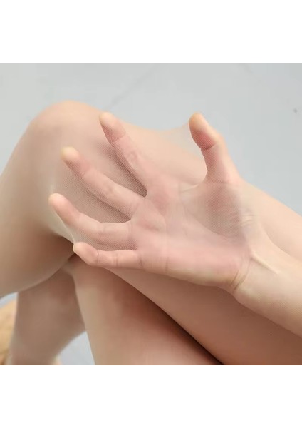 Kaçmaya Ultra Dayanıklı, 20D Mat Ten Push Up Butterfly Külotlu Çorap modelleri