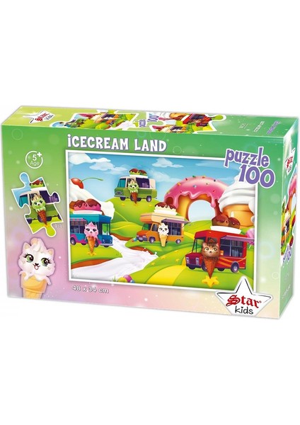 1101315 100LÜK Puzzle Dondurma Ülkesi