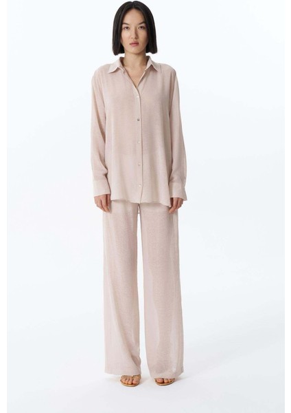 Bej Kadın Gömlek GML00003